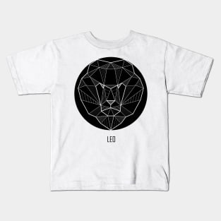 Leo - Geometric Astrology Kids T-Shirt